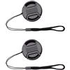 ULBTER 40,5mm Tappo Coprilente Copriobiettivo Anteriore Coperchio con custode per Obiettivo Sony E-mount 16-50 mm F3.5-5.6 per Sony Alpha a6600 a6500 a6400 a6300 a6100 a6000 a5100 a5000-2 pezzi