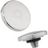 Haoge SRB-DS - Pulsante di scatto in metallo per Fujifilm XE4 X-E2 X-E2S X-E3 X-T4 X-T3 X-T10 X-T20 X-Pro3 X-Pro2 X100V X100T X100S X100F e Leica M8 M9 M10 M-E M-P M9-P M-A convesso argento