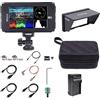 Hersmay FOTGA A50TLS - Monitor per fotocamera DSLR da 5 pollici, schermo touchscreen 3D LUT 700 nit FHD IPS 1920 x 1080 HDMI 4K con borsa per il trasporto, cavo HDMI NP-F caricatore batteria