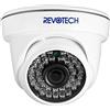 Revotech Telecamera IP Cupola POE 3MP, Telecamera Sicurezza Domestica Interni 3MP, Visione Notturna IR, Obiettivo 3,6mm (80°FOV), connessione 48V PoE/DC 12V, P2P remota view (I3012-P-FHW)