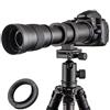 JINTU 420-800mm f/8,3 HD Teleobiettivo Ingrandisci lente Obiettivi della fotocamera Compatibile con Nikon