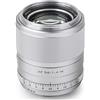 VILTROX AF 56mm F1.4 EF-M Obiettivo per Canon EOS M10 M100 M200 M3 M5 M6 M50 II (messa a Fuoco Automatica, APS-C), Argento