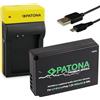 PATONA Slim Caricatore con LP-E12 Premium Batteria caricabatterie Compatibile con Canon EOS 100D Rebel SL1 EOS M M2 M10 M50 M100 M200 2 10 50 100 200 PowerShot SX70 SX-70 SX 70 HS LPE12 LP E12 LPE-12