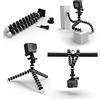 Digicharge 10'' Treppiede Polpo flessibile Supporto Piastra di Sgancio Rapido + Testa della sfera per GoPro Lit Hero Hero13 13 Max 2 Hero12 12 / DJI OSMO Action 5 Pro 4 / Insta360 / Akaso Action Cam
