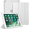 FINTIE Cover per iPad 9.7 Pollici 2018 2017 - Sottile Leggero Semi-Trasparente Custodia Case con Auto Sveglia/Sonno Funzione per iPad 9,7 inch 2018 2017 Modello, Argento