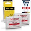 PATONA 2x LP-E5 Batteria 850mAh compatibile con Canon EOS 1000D 500D 450D 1000 500 450 D Kiss X3 X2 F Rebel XS XSi T1i Battery Pack LPE5 LP E5 LPE-5