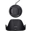 FANZR Paraluce HB-N106 e copriobiettivo da 55 mm compatibile con obiettivi Nikon D5600 D3500 D3400 AF-P DX 18-55mm f/3.5-5.6G VR (confezione da 1+1)