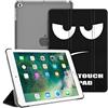 FINTIE Cover per iPad 9.7 Pollici 2018 2017 - Sottile Leggero Semi-Trasparente Custodia Case con Auto Sveglia/Sonno Funzione per iPad 9,7 inch 2018 2017 Modello, Dont Touch