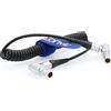 Eonvic Cavo a spirale per dispositivi audio a codice temporale per Zaxcom Denecke Alexa XL-BHL-LL 5 pin a 5 pin maschio connettore (cavo a spirale ad angolo retto a 5 pin)