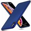 Xunlaixin Custodia iPhone XS Max, MUTOUREN Cover Ultra Sottile PC Protettiva Case Protezione Caso Antiurto Coperture Bumper, Blu