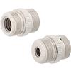 CAMVATE 5/8-27 maschio a 1/4-20 femmina e 3/8-16 femmina microfono adattatore (2 pezzi)