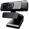 j5create Webcam in streaming USB-1080P HD con rotazione a 360°, microfono ad alta fedeltà, Plug and Play per PC, Mac, laptop, ideale per Skype, YouTube, Zoom, conferenze e chiamate (JVCU100)