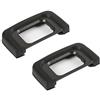 ADQQUI DK-25 Eyecup Eyepiece Viewfinder Compatibile per Nikon D5600 D5500 D5300 D3500 D3400 D3300 fotocamera (confezione da 2).