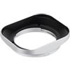 Haoge LH-X35S - Paraluce rettangolare in metallo per Fujifilm Fuji Fujinon XF35 mmF2 XF 35 mm f/2 R WR e XF23 mmF2 XF 23 mm f2 R WR WR, ricambio LH-XF35-2, colore: Argento