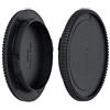 JJC Lens Posteriore Cap + Tappo Corpo per Fotocamera Digitale Leica SL2, SL (Tipo 601), TL, T, CL, Panasonic S1, S1R, S1H, S5, Sigma fp L Mount & L Mount Obiettivo (1 set)