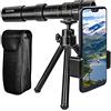 UniqueFire Telescopio Monoculare, 10-30X25 HD Monocular Telescope ProfesSionale Potente Canocchiale Monoculare per Bird Watching Caccia Campeggio Concerti con Adattatore e Treppiede