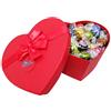 Zeus Party Scatola SAN VALENTINO rossa a forma di cuore con 250 gr di cioccolatini gusti misti LINDT , confezione con elegante scatola REGALO idea regalo san valentino