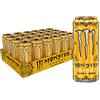 Monster Energy Ultra Gold, bevanda energetica senza zucchero, 453,6 g (confezione da 24)