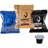 Almanegra Caffè Kit 20 Capsule di Caffe Compatibili Nespresso Cialde Almanegra Caffè Miscela Robusta Arabica