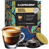 La Capsuleria Caffè NAPOLI, intenso (192 Capsule) compatibili con Lavazza A Modo Mio, 12 Box da 16 Capsule, gusto ricco e avvolgente, crema densa e persistente, per un espresso dal carattere deciso (La Capsuleria)