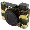 Market&YCY Custodia protettiva in silicone per fotocamera protettiva della fotocamera professionale, Per Sony RX100 V RX100 IV RX100 III - Camuffamento