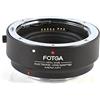FOTGA Autofocus messa a fuoco automatica Adattatore attacco obiettivo per Canon EF EF-S Montare Lente A Canon EOS EF-M Mount,M,M2,M3,M5,M6,M10,M50,M100 Fotocamera mirrorless