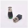 Othmro Adattatore coassiale LU-DC15 BNC maschio a CAT5 coassiale Video Balun LU-DC15 Connettore per telecamera CCTV, 50 pezzi