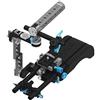 Fotga Configurazione Rapida Ruotabile Maniglia e Braccio Camera Gabbia Rig con 15mm Rods Ferroviario a Sgancio Rapido Piastra per Blackmagic BMCC BMPCC Canon 5D MarkII MarkIII 5DIV Sony A7R A7RII A7 A7II A7S A7SII Panasoic GH3 GH4 Nikon D500 BMPC URSA …