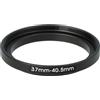 vhbw anello adattatore step-up da 37 mm a 40,5 mm compatibile con obiettivo fotocamera - Adattatore filtro, metallo, nero