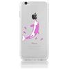 CrazyLemon per iPhone SE 5S 5 Custodia, Soft TPU Flessibile Cover Posteriore Trasparente Ultra Sottile Assorbimento degli Urti Protezione anticaduta Sottile per iPhone SE 5S 5 - Delfino