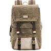Sconosciuto Zaino vintage in tela con interno indipendente per proteggere le lenti, impermeabile, per fotocamera, obiettivo, computer portatile e accessori da viaggio, Kimly Cage