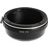 FOTGA Adattatore per obiettivo per fotocamere, da Canon EOS EF-S a innesto FX Fujifilm FX X-T10, X-T1, X-T2, X-T20, X-Pro1, X-Pro2, X-M1, X-A1, X-A2, X-A3, X-A5, X-A10, X-A20, X-E1, X-E2, X-E2S, X-E2, X-E2S