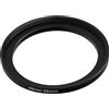 vhbw anello adattatore step-up da 48 mm a 55 mm compatibile con obiettivo fotocamera - Adattatore filtro, metallo, nero