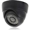 BW? 1/4'' 700TVL Indoor Day Night Security Surveillance CCTV Dome Camera With 50ft IR Range Night Vision-Black