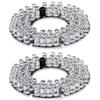 Othmro, pannello illuminatore IR a infrarossi, 1 pezzo, con piastra rotonda a 30°, per telecamere di sicurezza CCTV, 72 LED, 75mm 2PCS 90°