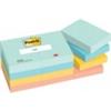 Post-it® Foglietti riposizionabili Post-it® Beachside - conf. 12 blocchetti da 100 ff 38x51 mm - 653-12-BEA
