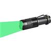 WESLITE Torcia Verde, WESLITE Mini Torcia LED Verde per Visione Notturna Zoomabile Torce Luce Verde con Clip 1 Modalità Lungo Raggio per Pesca Caccia Campeggio(Batteria non Inclusa)