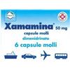 DOMPE' FARMACEUTICI SPA XAMAMINA 6 CAPSULE DIMENIDRINATO 50MG * ANTIEMETICO