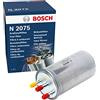 Bosch Filtro Diesel per Auto Bosch N2075 - Separa le particelle e l'acqua dal carburante, protegge il sistema di iniezione