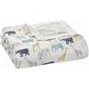 aden + anais Coperta morbida e setosa da sogno, 120 x 120 cm, ideale per neonati e bambini, in mussola di viscosa di bambù, regalo per doccia e registro, spedizione