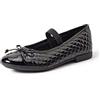 Geox Jr Plie' B, Ballerine Bambine e ragazze, Nero (Black), 27 EU