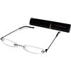 ilovemyreadingglasses Rimless occhiali da lettura unisex +2.5 Ultra sottili e leggeri. Da ilovemyreadingglasses (Nero)