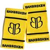 BB BANBROKEN Banbroken Polsini per sudore, compressione Wristbands, per sport, tennis, padel, crossfit, palestra, fitness, unisex, taglia unica (2 unità)