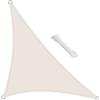 swift Vela Ombreggiante Impermeabile Triangolare 3x3x4,25 m Protezione Anti Raggi UV Tenda a Vela, Telo Tenda da Sole a Vela per Esterno, Giardino & Gazebo, Beige