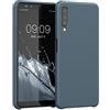 kwmobile Custodia Compatibile con Samsung Galaxy A7 (2018) Cover - Back Case per Smartphone in Silicone TPU - Protezione Gommata - ardesia scuro