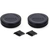 PROfezzion 2 Pezzi Kit Micro 4/3 Mount Tappo Corpo Macchina e Tappo Posteriore Obiettivo per Olympus OM-5 OM-3 OM-1 E-M1 E-M5 E-M10 Pen E-PL10 E-PL9 Panasonic G9 G7 G85 G95 GH7 GH6 GH5 GX9 GX8 GX85 e molto altro