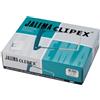 Djois Jalema Clipex 5720049 - Pinza per archiviazione di documenti, materiale senza petrolio, PVC e ammorbidente, confezione da 100 pezzi, colore: verde