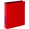 Pagna 40851-03 - Raccoglitore Bank, formato A4, meccanismo a 2 anelli, carta laminata, colore: rosso