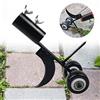 Miyobing Diserbatrici Manuali con Ruote Attrezzi Giardino, Estirpatore Erbacce per Fessure Strumento 2 in 1 Snatcher Macchina da Taglio per Erba per Giardino, Terrazzo, Marciapiede