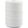 jijAcraft Macrame Corda di Cotone Spago Bianco 2mm x 200M per Decorazione, Confezioni Regalo, Artigianato Fai da Te, Legare la Carne